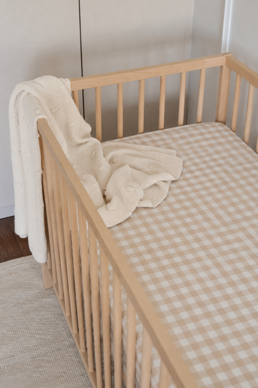 Sábana Bajera Vichy Beige